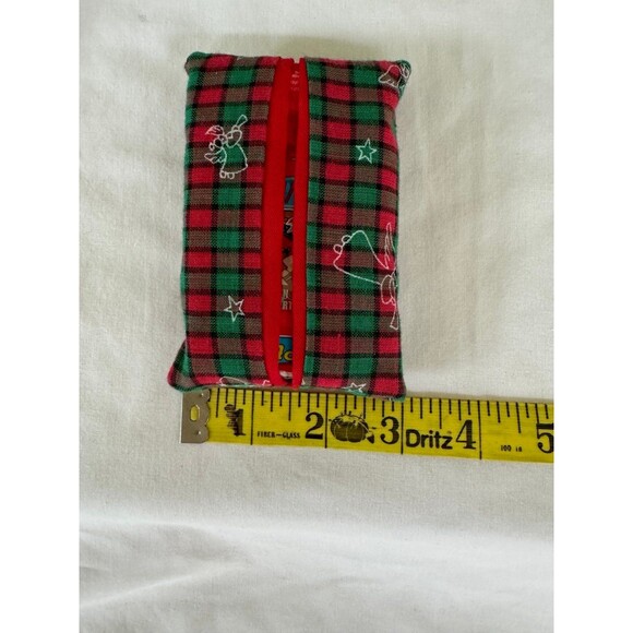 Kleenex Tissue Holder Handmade Christmas Angels Red Green White - Picture 4 of 4
